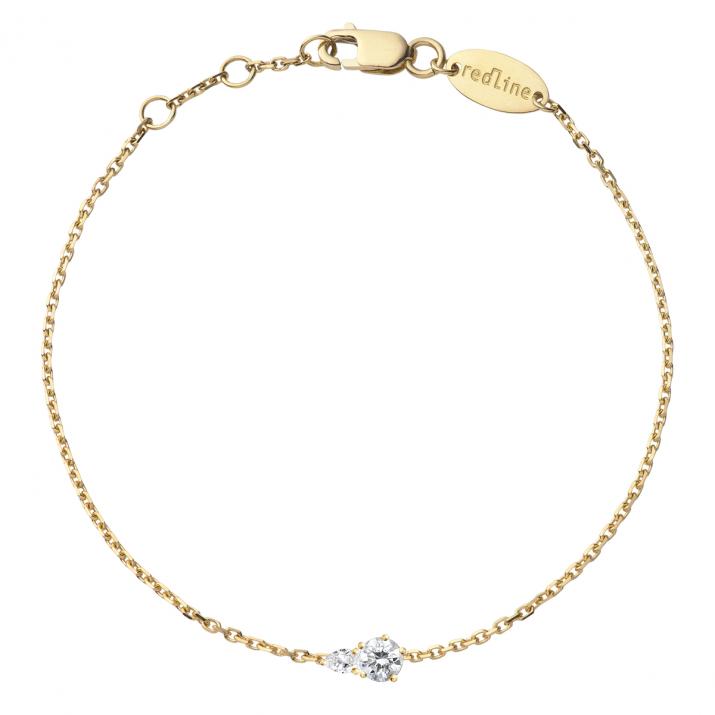 Abby Chain Bracelet Yellow Gold - Redline - 0++