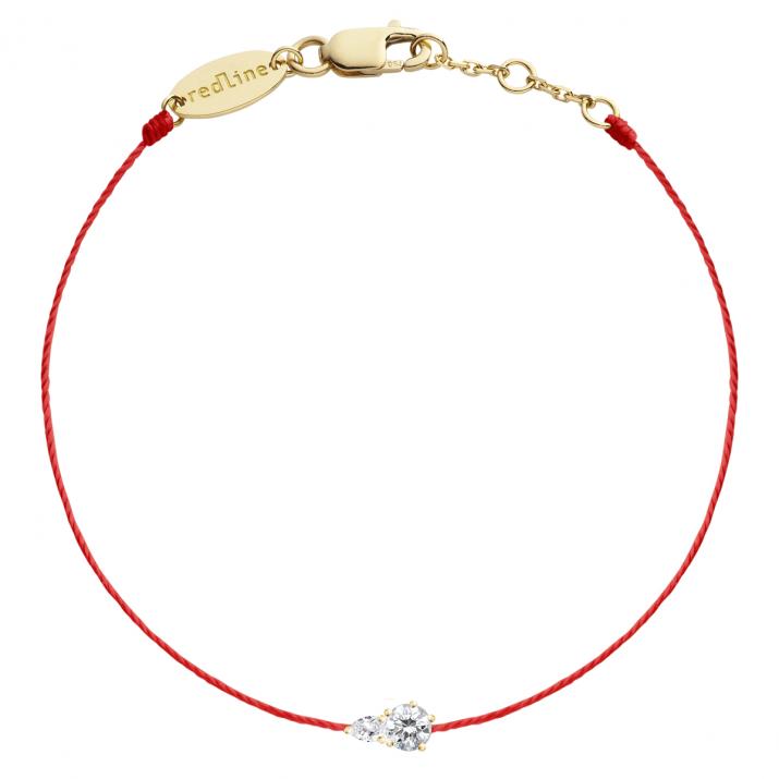Abby Bracelet Thread Yellow Gold - Redline - 0++