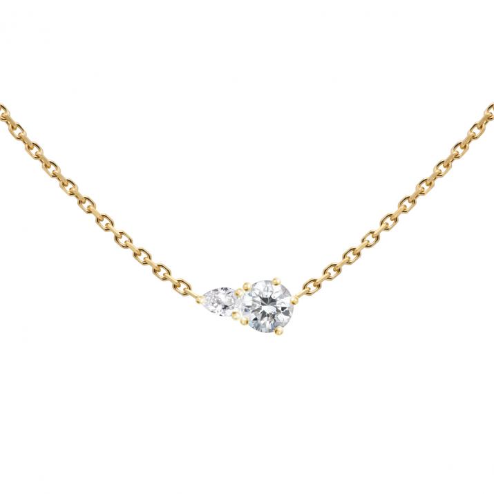 Abby Chain Necklace Yellow Gold - Redline