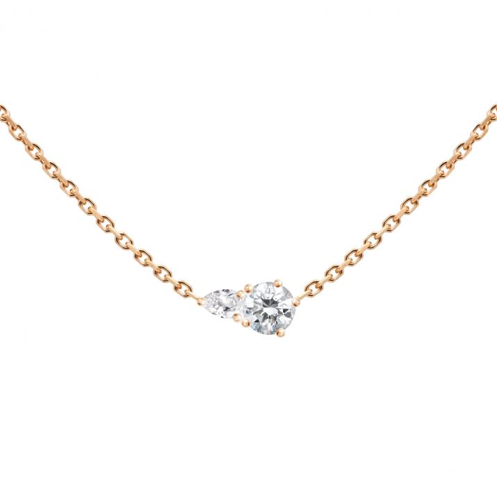 Abby Chain Necklace Rose Gold - Redline