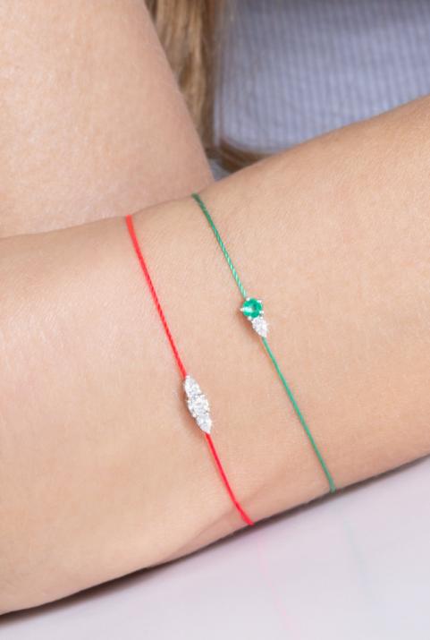So Abby Bracelet Thread White Gold - Redline - 0++