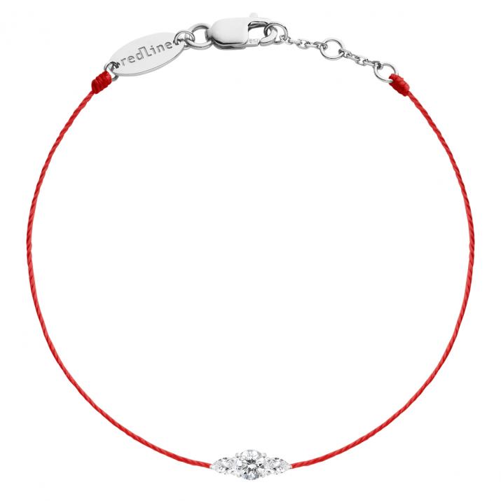 So Abby Bracelet Thread White Gold - Redline - 0++