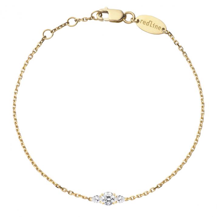 So Abby Chain Bracelet Yellow Gold - Redline