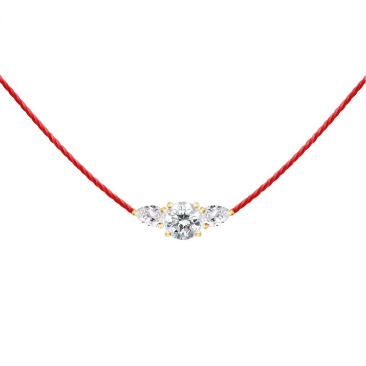 So Abby Thread Necklace Yellow Gold - Redline