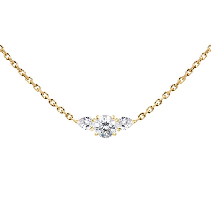 So Abby Chain Necklace Yellow Gold - Redline