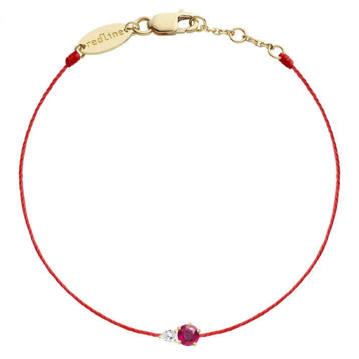 Abby Bracelet Thread Yellow Gold - Redline - 0++