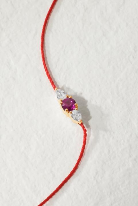 So Abby Rubis Bracelet Thread Rose Gold - Redline - 0++