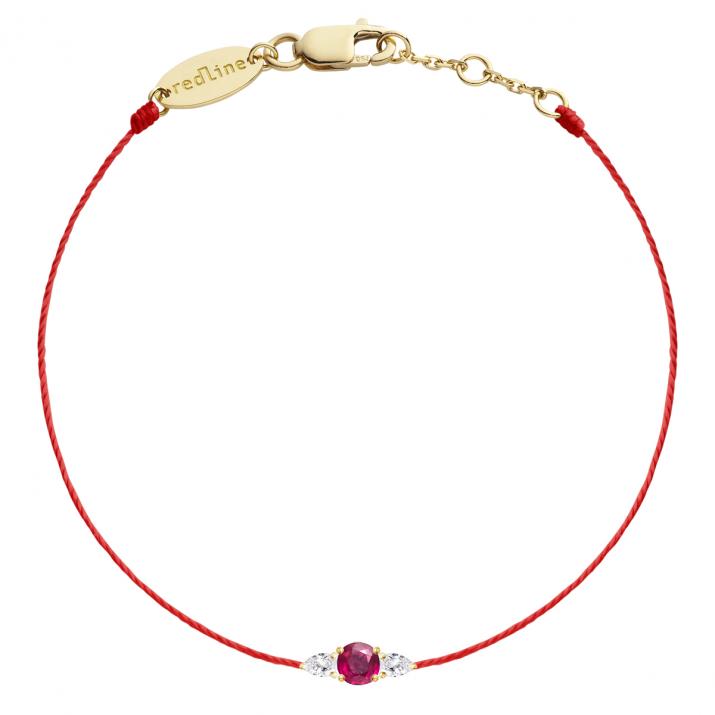 So Abby Rubis Bracelet Thread Yellow Gold - Redline - 0++