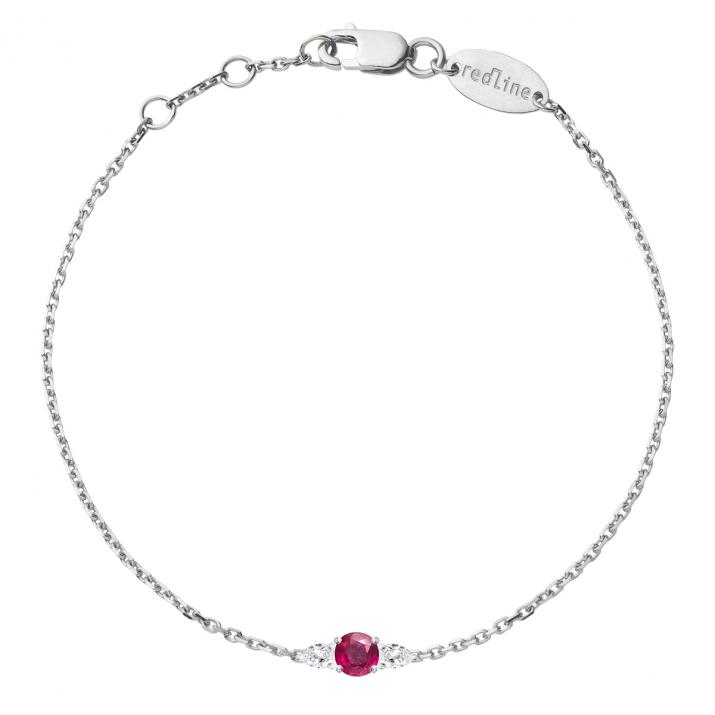 So Abby Chain Bracelet White Gold - Redline
