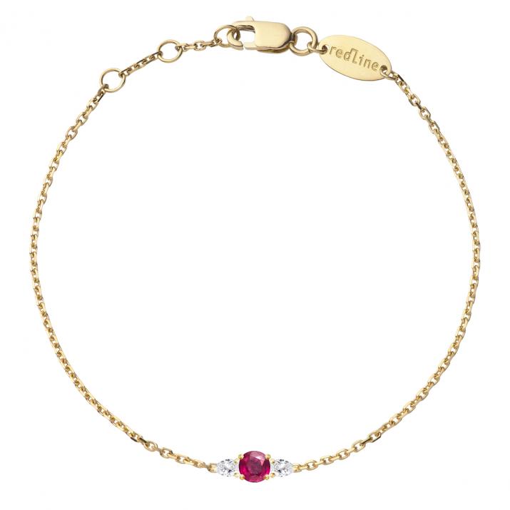 So Abby Chain Bracelet Yellow Gold - Redline
