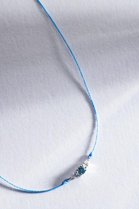 So Abby Topaze Thread Necklace White Gold - Redline - 0++