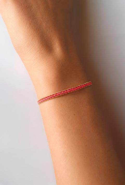 Aurore Australe Chain bracelet Yellow Gold - Redline - 0++