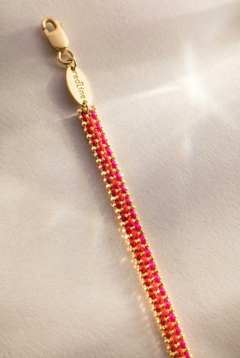 Aurore Australe Chain bracelet Yellow Gold - Redline - 0++