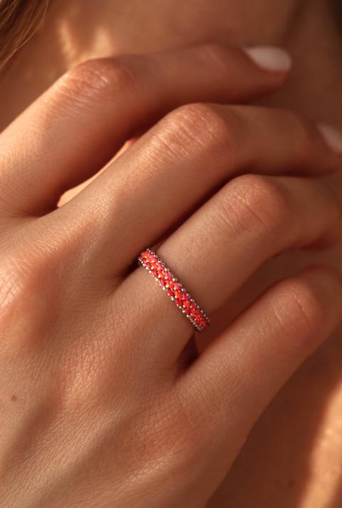 Aurore Australe Wire Ring White Gold - Redline - 0++
