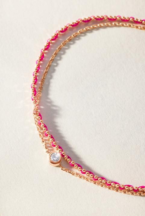 Aurore Celeste Chain bracelet Rose Gold - Redline - 0++