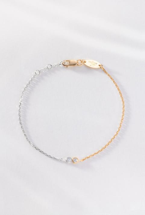 Limited Edition & Numbered chain bracelet – Twenty Gold Two-Tone - Redline - 0++
