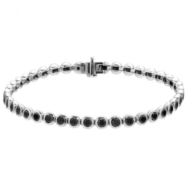 River Kcolor men Bracelet White Gold - Redline - 0++