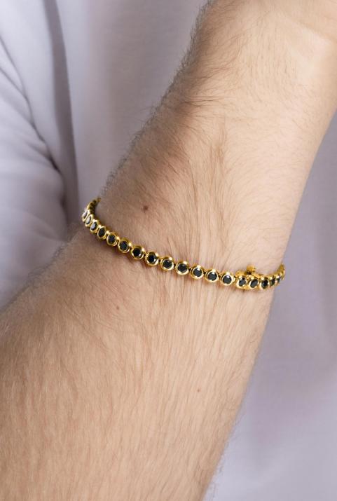 River Kcolor men Bracelet Yellow Gold - Redline - 0++