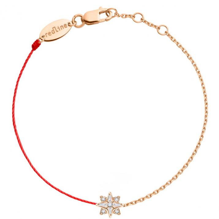 Lunova Half-thread Half-chain Bracelet Rose Gold - Redline