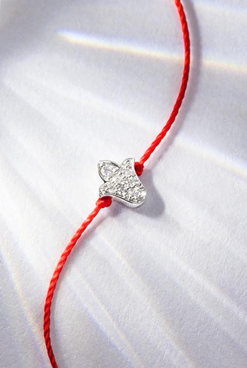 May Bracelet Thread White Gold - Redline - 0++