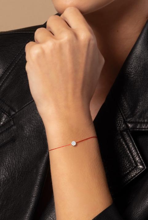 Melodie  Bracelet Thread White Gold - Redline - 0++