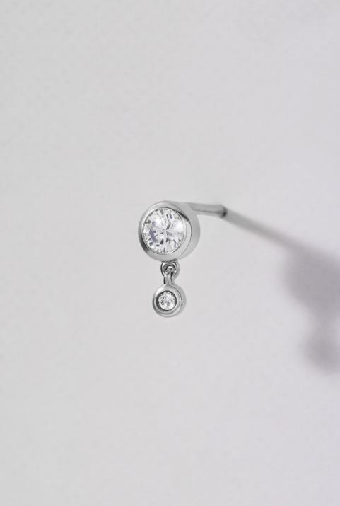 Lumina Earring White Gold - Redline - 0++