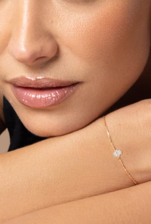 Manita Chain bracelet Rose Gold - Redline - 0++