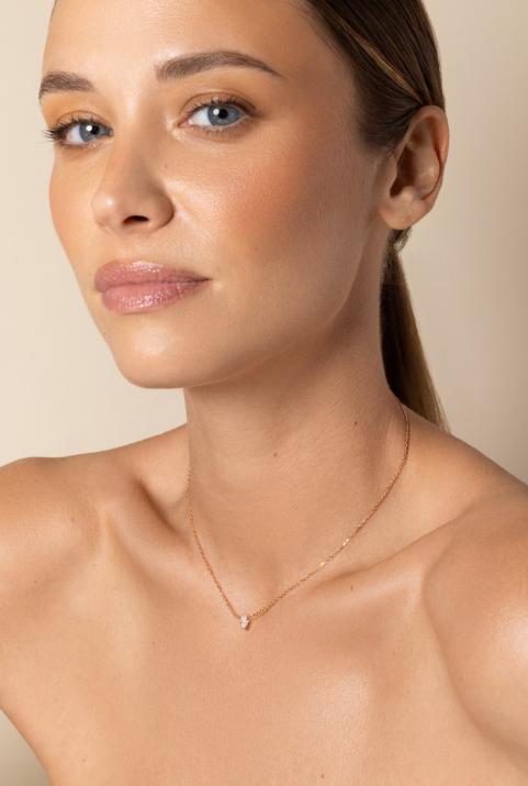 Manita Chain Necklace Rose Gold - Redline - 0++