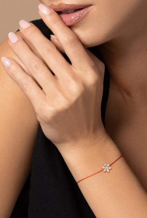 Odelia Bracelet Thread Rose Gold - Redline - 0++