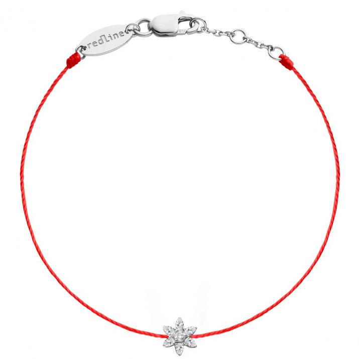 Odelia Bracelet Thread White Gold - Redline