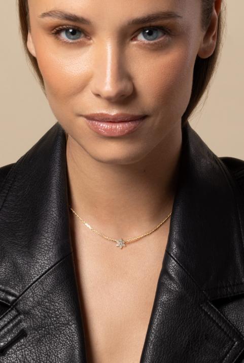 Odélia Chain Necklace Yellow Gold - Redline - 0++
