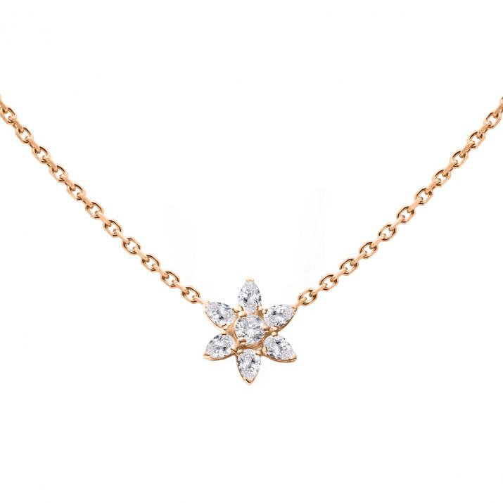 Odélia Chain Necklace Rose Gold - Redline - 0++