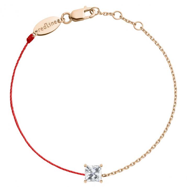 So Princesse Half-thread Half-chain Bracelet Rose Gold - Redline