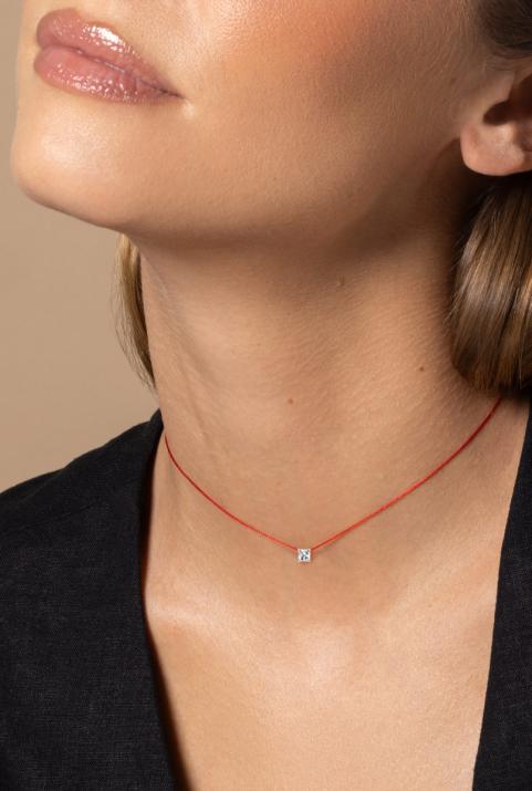 So Princesse Thread Necklace Rose Gold - Redline - 0++