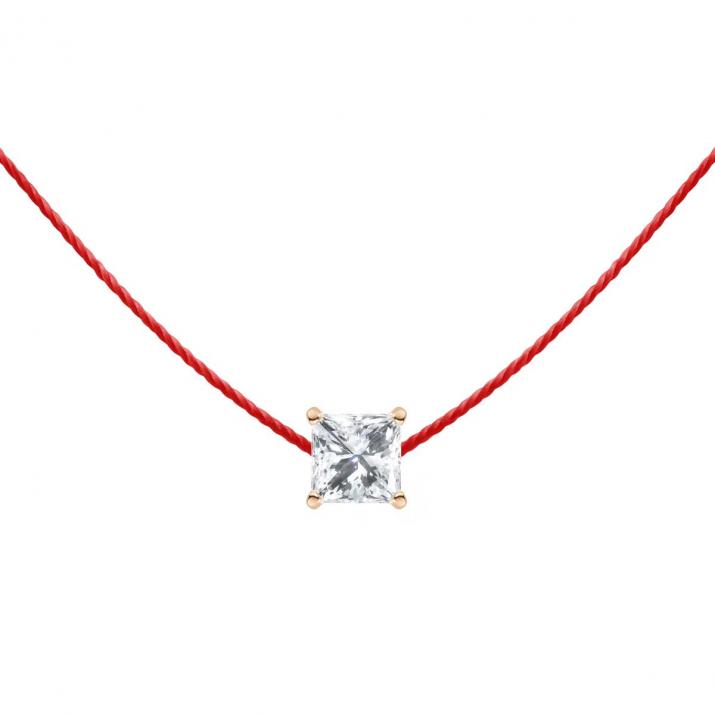 So Princesse Thread Necklace Rose Gold - Redline