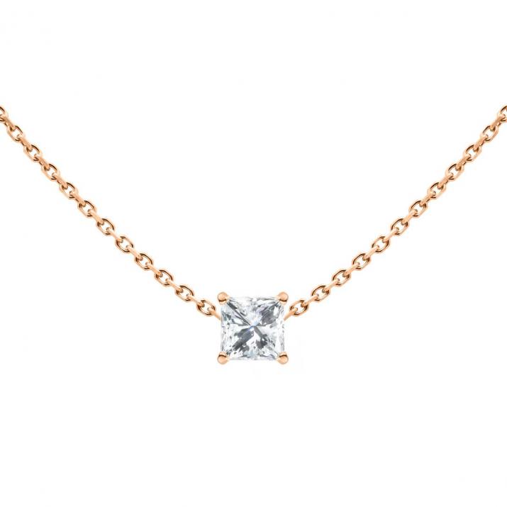 So Princesse Chain Necklace Rose Gold - Redline