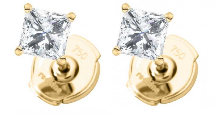 So Pure Courtoise Earring Yellow Gold - Redline