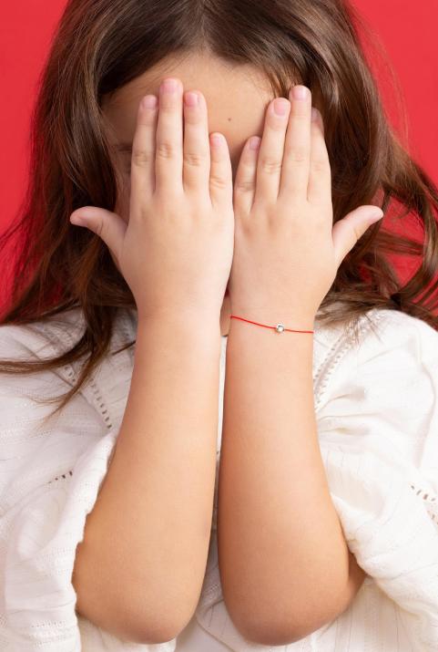 Bébé Mini Horse Bracelet Thread White Gold - Redline - 0++