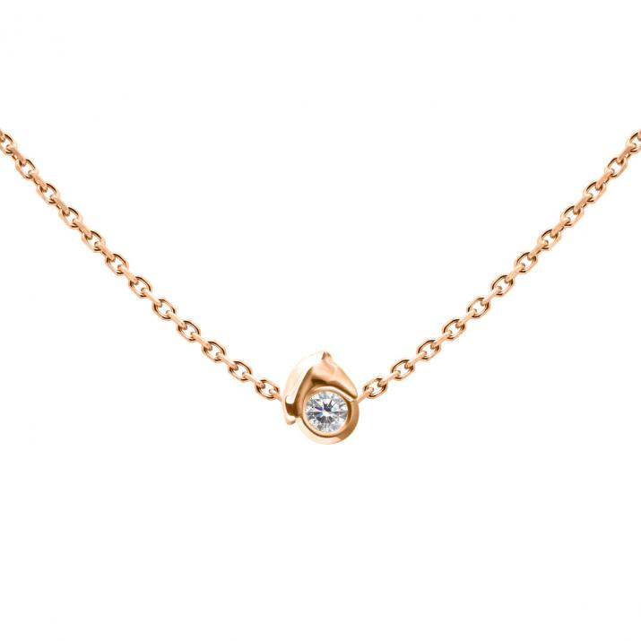 Mini Horse Chain Necklace Rose Gold - Redline
