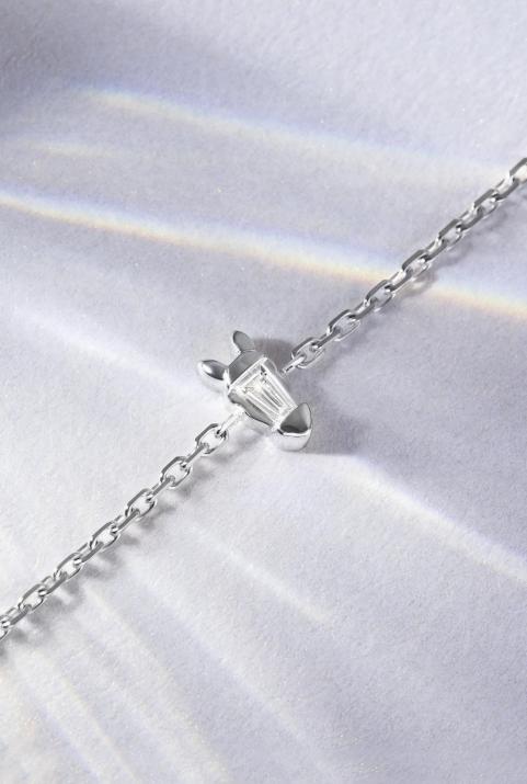 Lucky Horse Chain bracelet White Gold - Redline - 0++