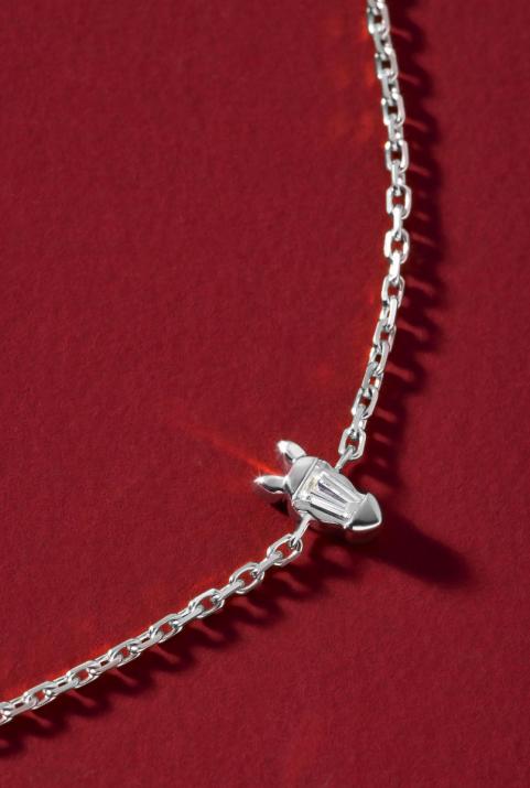 Lucky Horse Chain bracelet White Gold - Redline - 0++