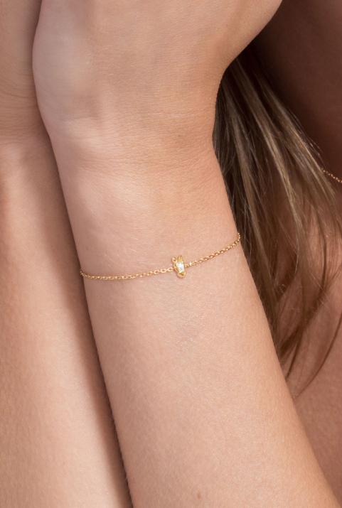 Lucky Horse Chain bracelet Yellow Gold - Redline - 0++