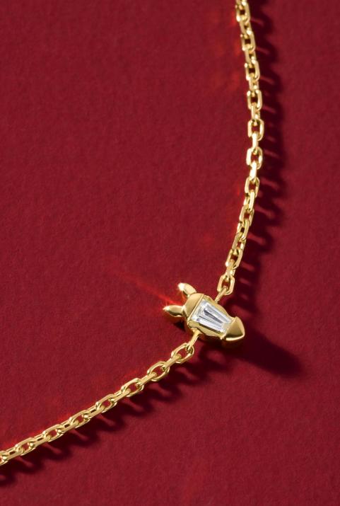 Lucky Horse Chain bracelet Yellow Gold - Redline - 0++