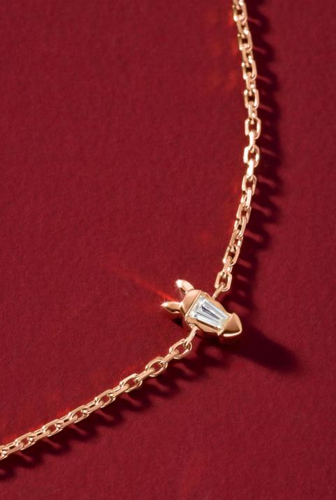 Lucky Horse Chain bracelet Rose Gold - Redline - 0++