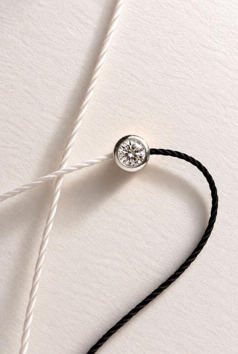Pure bicolor Bracelet Thread White Gold - Redline - 0++