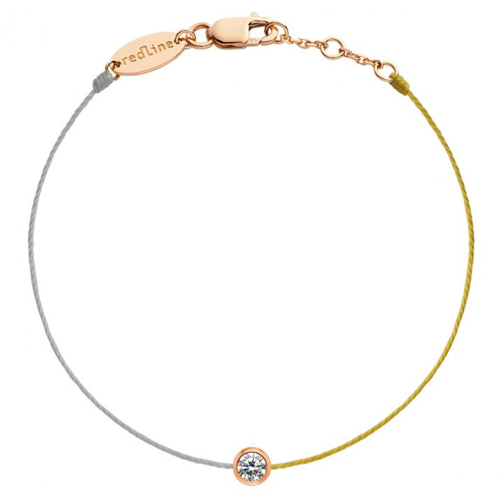 Pure bicolor Bracelet Thread Rose Gold - Redline - 0++