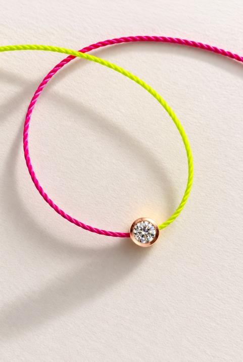 Pure bicolor Bracelet Thread Rose Gold - Redline - 0++