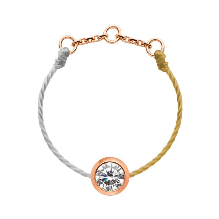 Pure bicolor Wire Ring Rose Gold - Redline - 0++