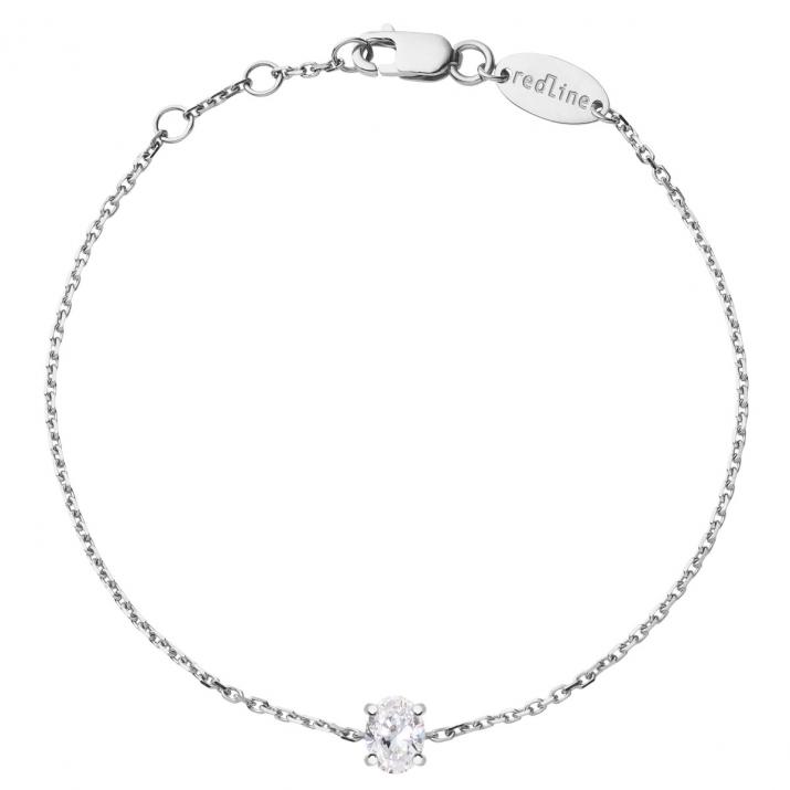 Sa Baronne Chain Bracelet White Gold - Redline