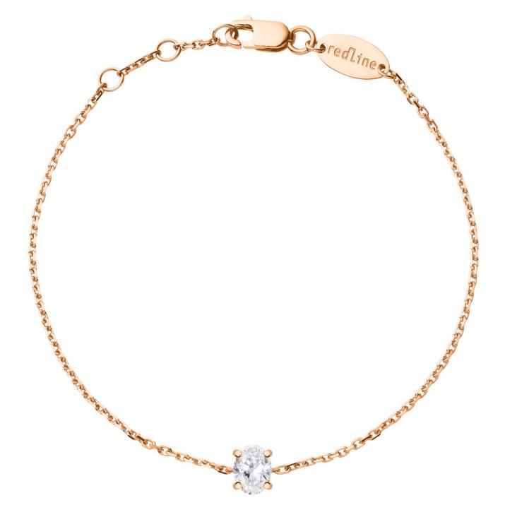 Sa Baronne Chain Bracelet Rose Gold - Redline